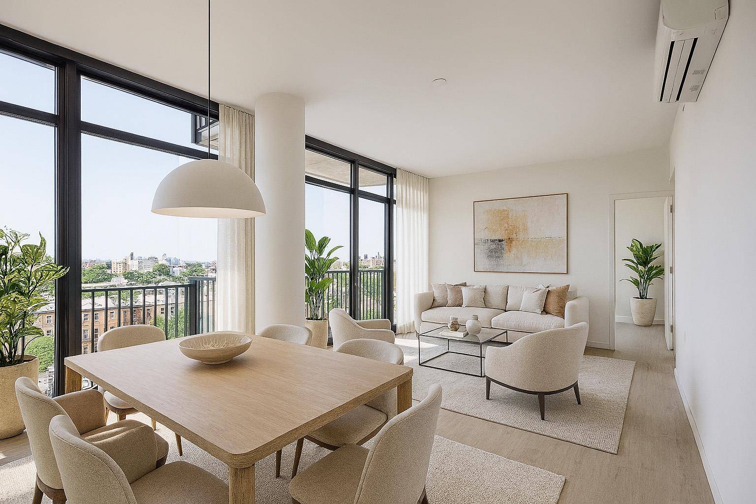 One Bedroom with Private BalconyThis residence pairs generous living space with the rare luxury of a private balcony.