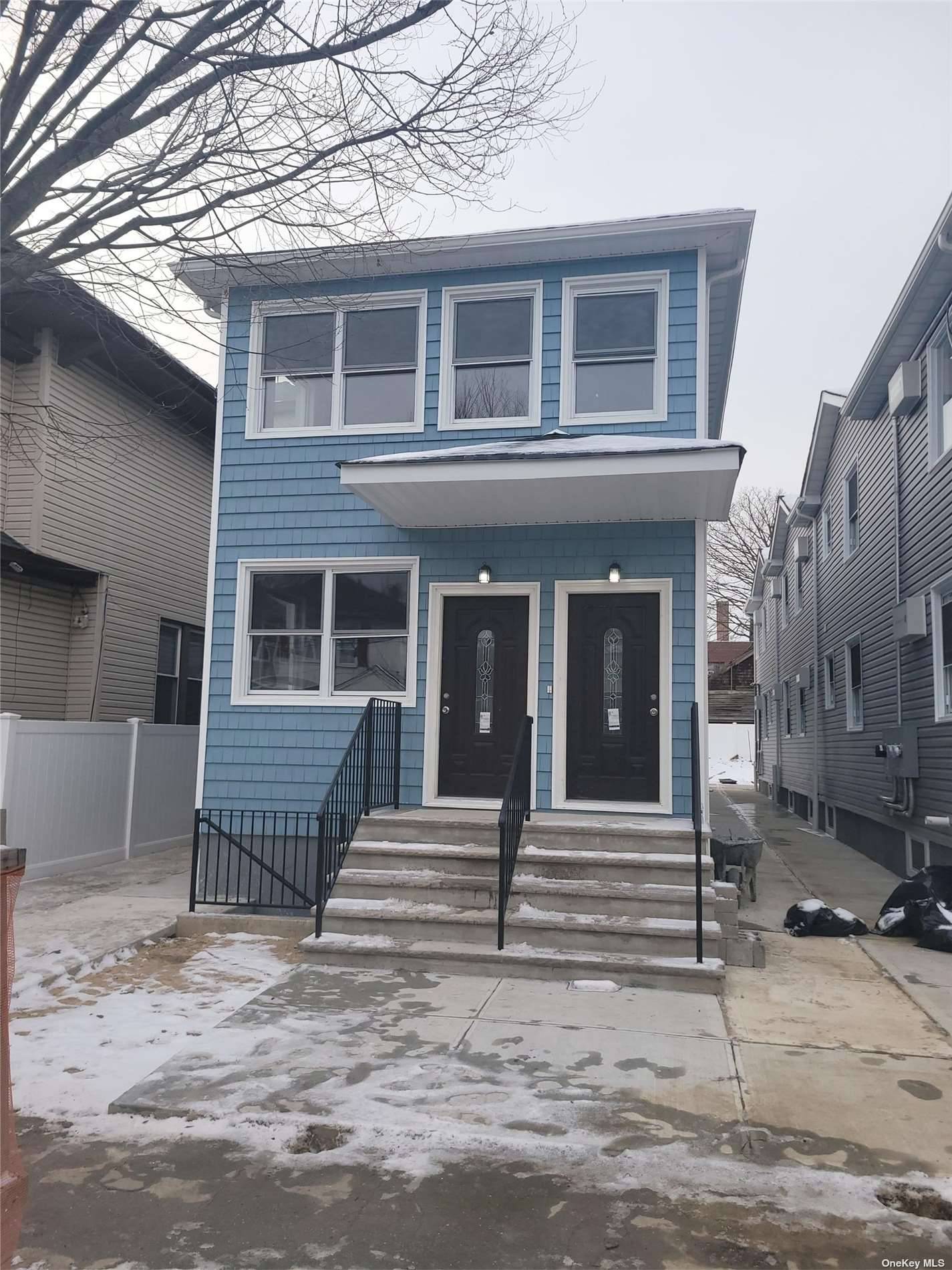New construction 2 family house Build on 17x80 each floor is about 1360 square fool 3 large bedroom on each floor, 2 full bath on each floor, full basement with ...
