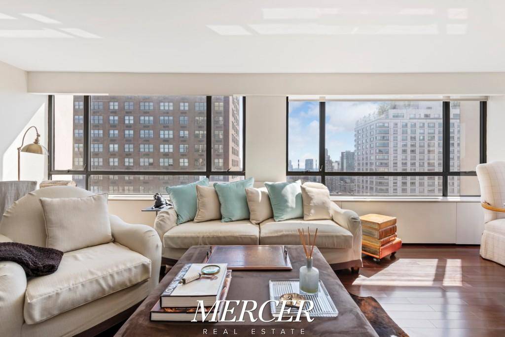 Perched on the 29th floor, this majestic home spans over 2700 square feet and is currently configured as a four bedroom with five bathrooms.