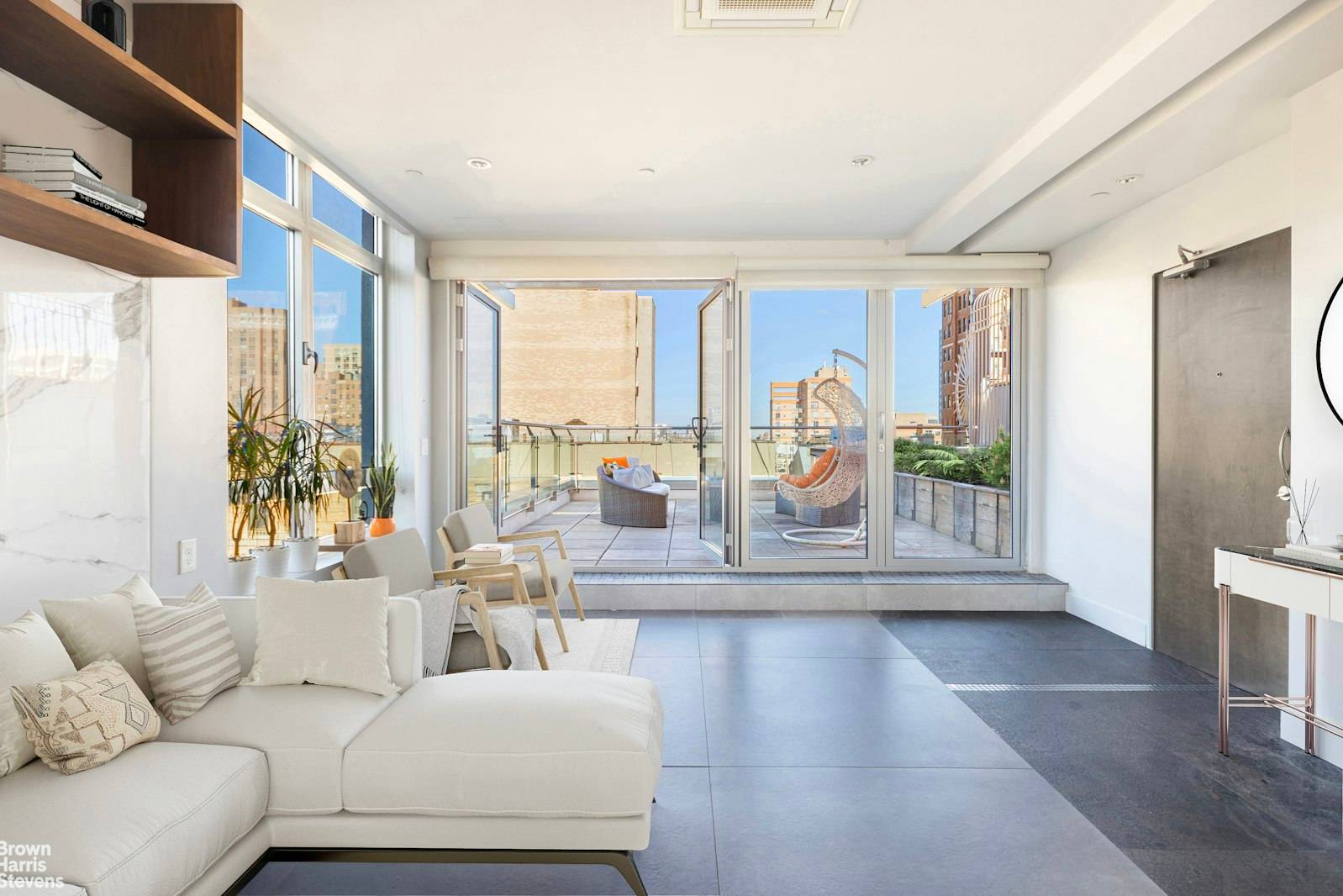 STUNNING PENTHOUSE DUPLEX WITH ROOF TERRACEAvailable for the first time, encompassing over 2, 500 square feet of interior space and 540 square feet of private terrace, this sprawling four bedroom ...
