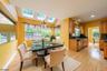 Breakfast area staged