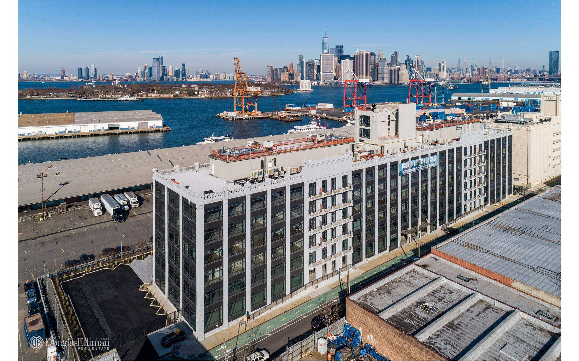 Waterfront living will soon be available at the historic New York Dock Building in Red Hook.