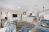 Open concept living, dining and kitchen
