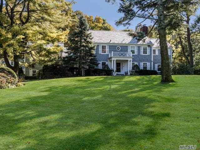 Lovely Colonial On Quiet Country Road Situated On 2 Park Like Acres, Renowned Architect Walter Uhl 1957 Colonial With Slate Roof, Attention To Detail Such As Paneled Hallways, Formal Rooms ...