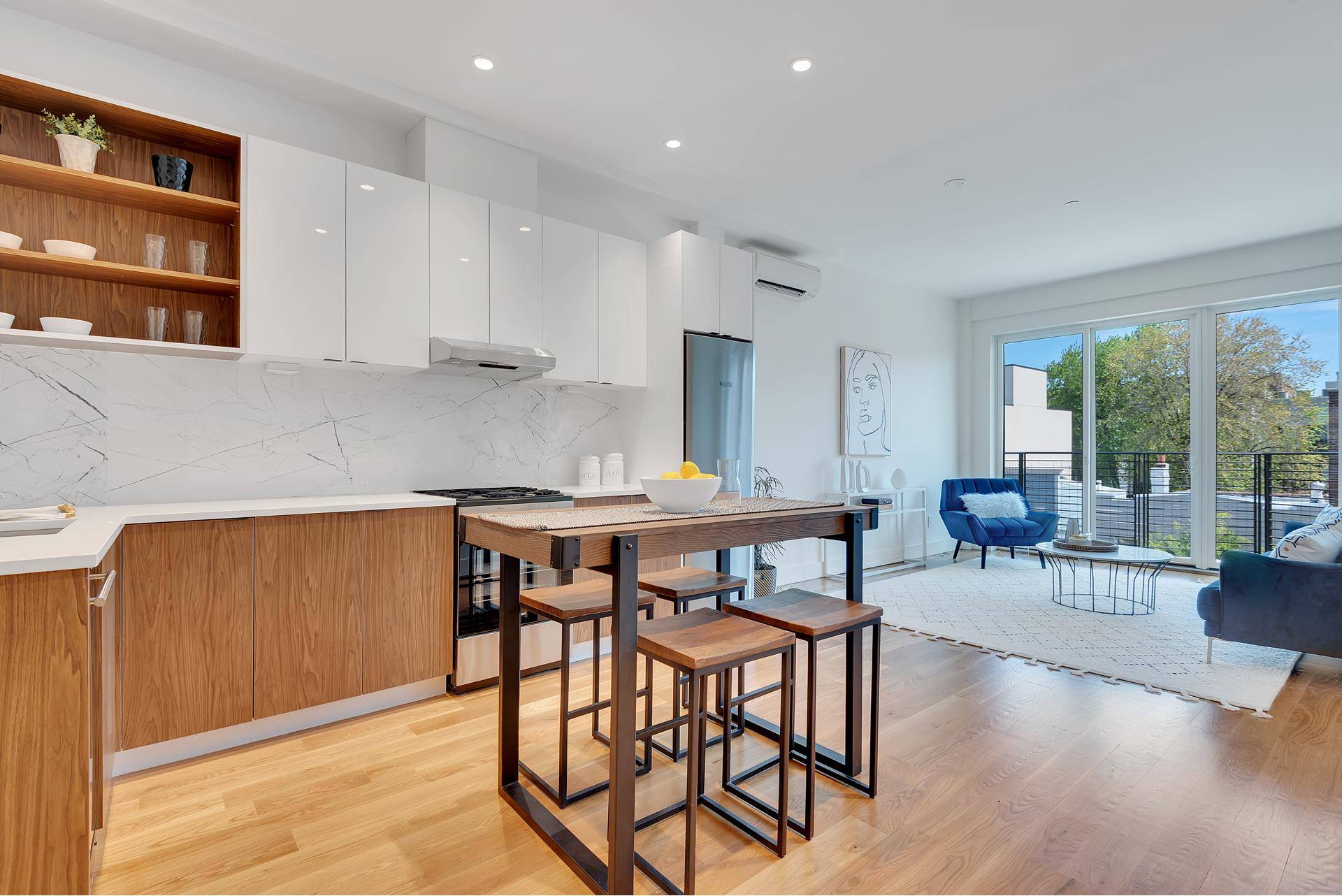 Sleek and stunning, brand new boutique condo development in the sought after Greenwood section of Park Slope, featuring 4 wonderful luxury residences with upscale modern finishes and private outdoor space.