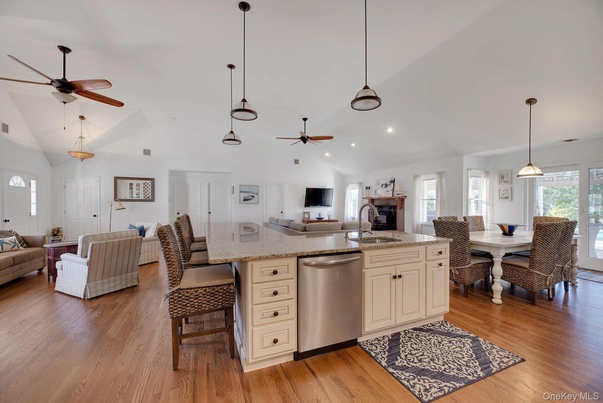 Kitchen, Den, Dining