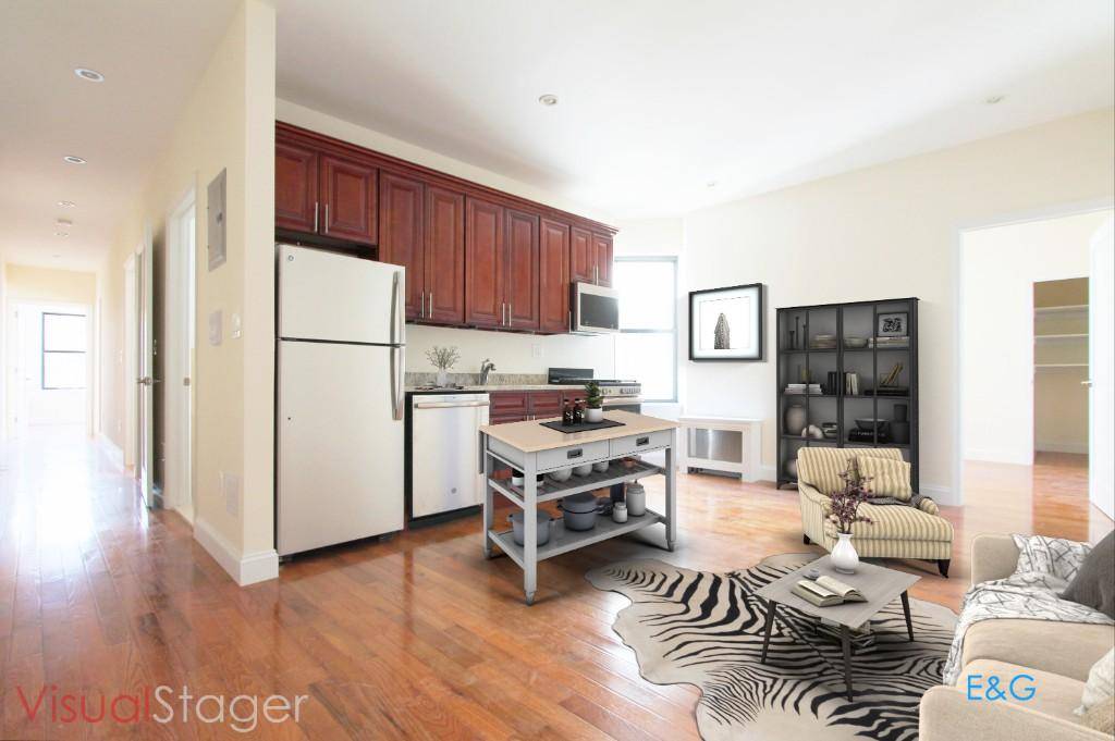 Gut renovated with condo style finishes, Fort George, 4 bedrooms 1 bath, Washer Dryer in unit.