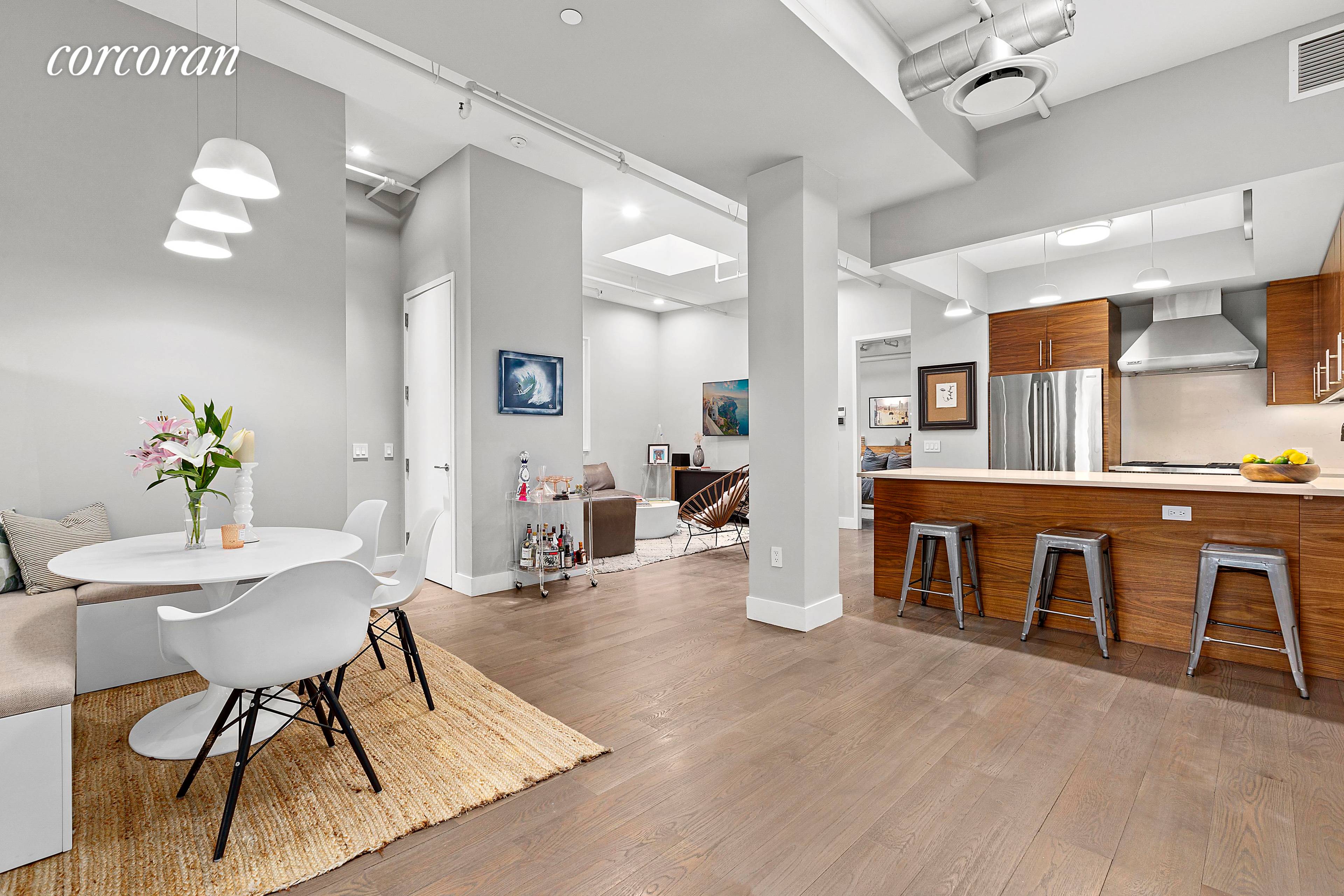 Welcome home to this stunning and unique convertible 3 bedroom Penthouse loft at 133 Mulberry Street.