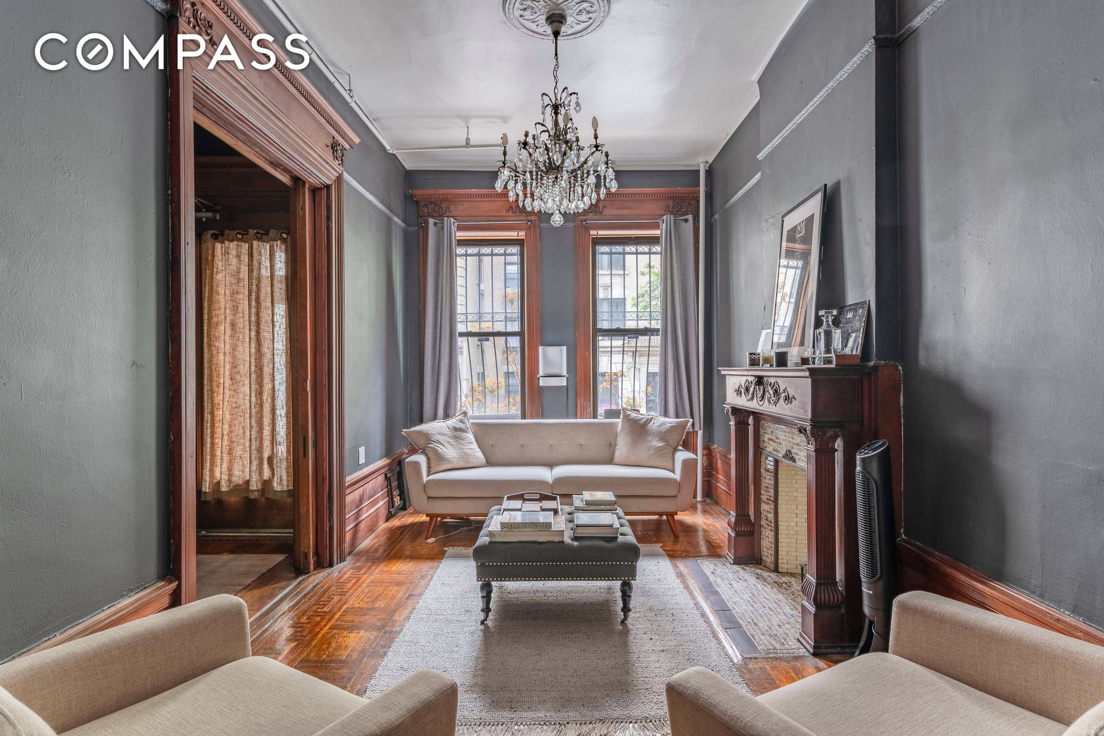 Steeped in history within the landmarked neighborhood of Hamilton Heights, this Romanesque style three 3 family townhouse that is currently configured as a two 2 family, designed in 1897 by ...