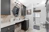 Bathroom # 2 in the Main House. Shower/Bath Combo has Jacuzzi jets to soak away your aches
