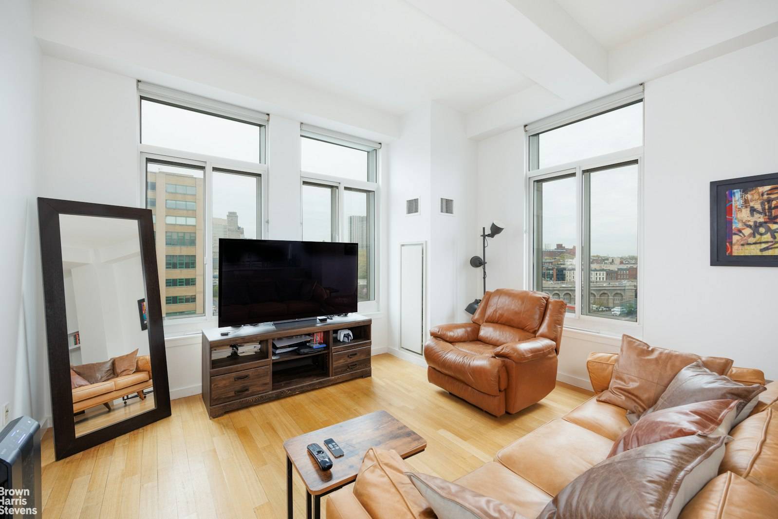 Elegant amp ; chic this thoughtfully designed two bedroom two bath home perfectly located in Dumbo will leave you awe struck.