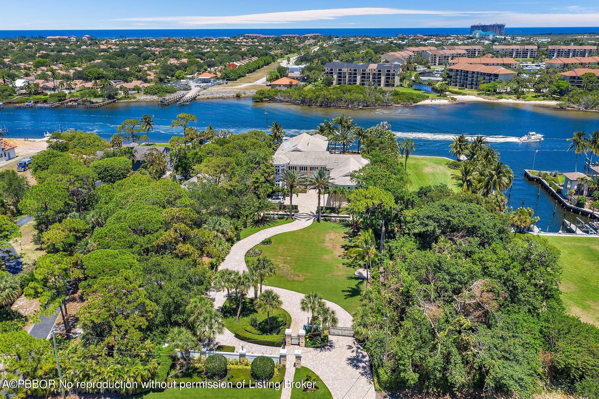 Rare Opportunity ! Stunning palatial modern Intracoastal home with over 9, 300 interior SF and 106' of direct deep water frontage !