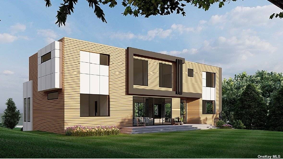 Beautiful, new custom Modern design home perfectly situated on a Southern facing.