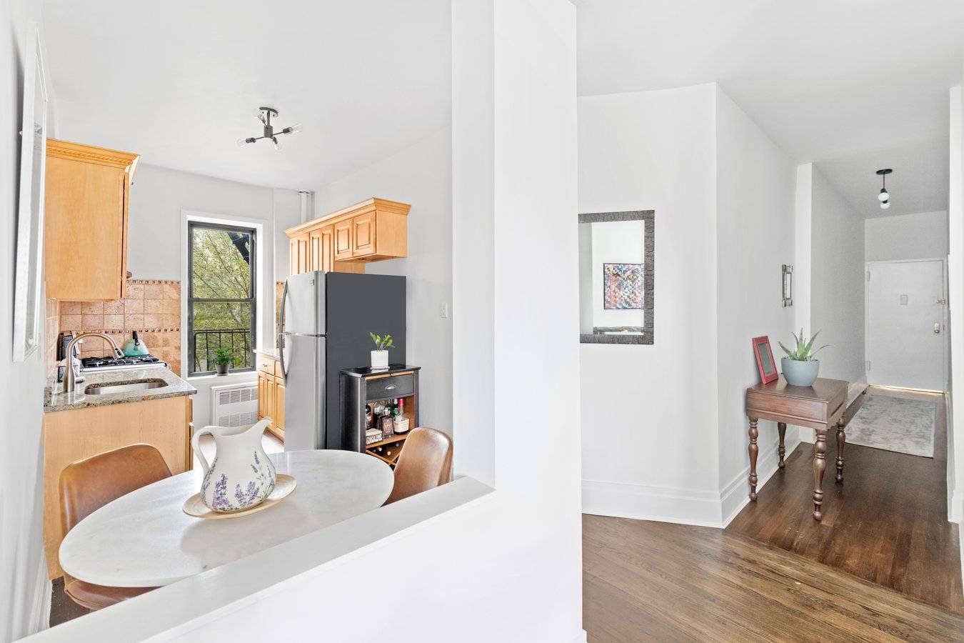 Welcome to the charming, tree lined block of Prospect Place where you will feel right at home in this wonderfully updated 1 bed 1 bath apartment.