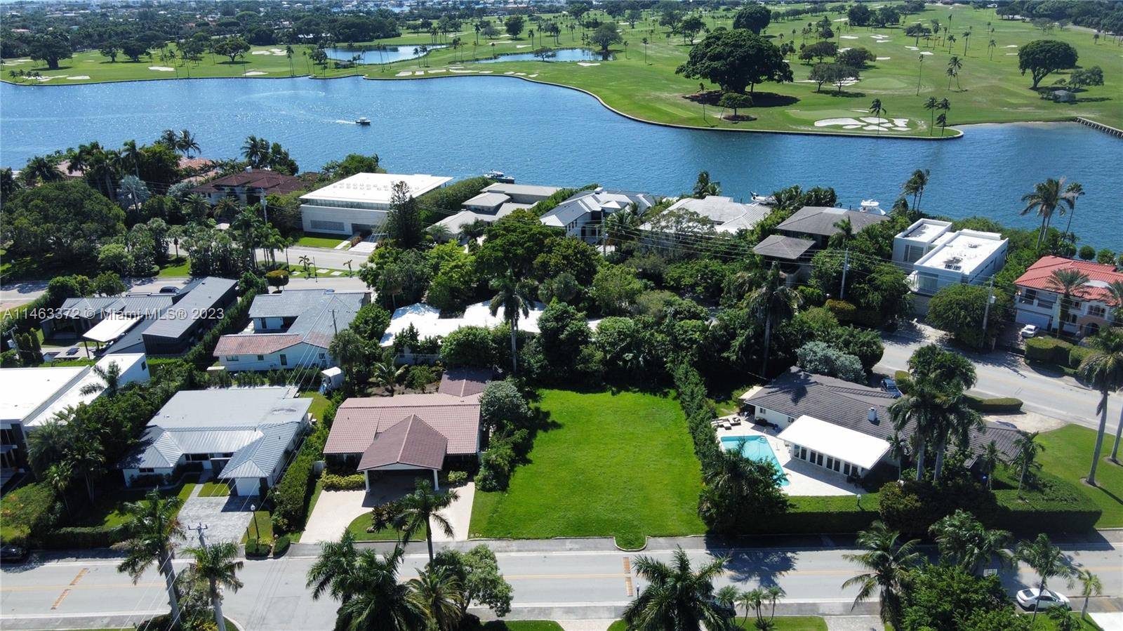 Secure your dream home on south side of prestigious Bay Harbor Island.