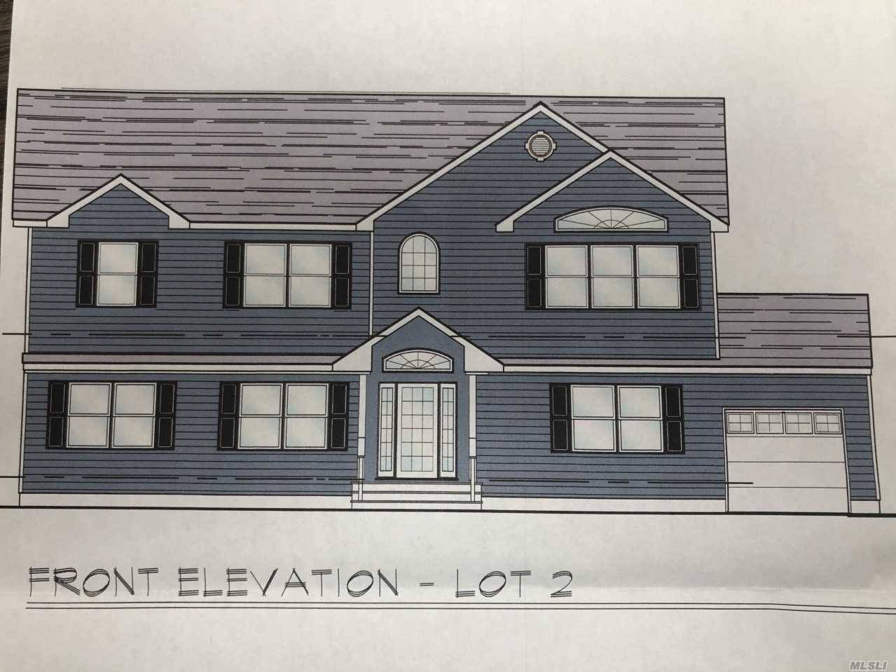 2 Brand New Construction, Colonial Home.