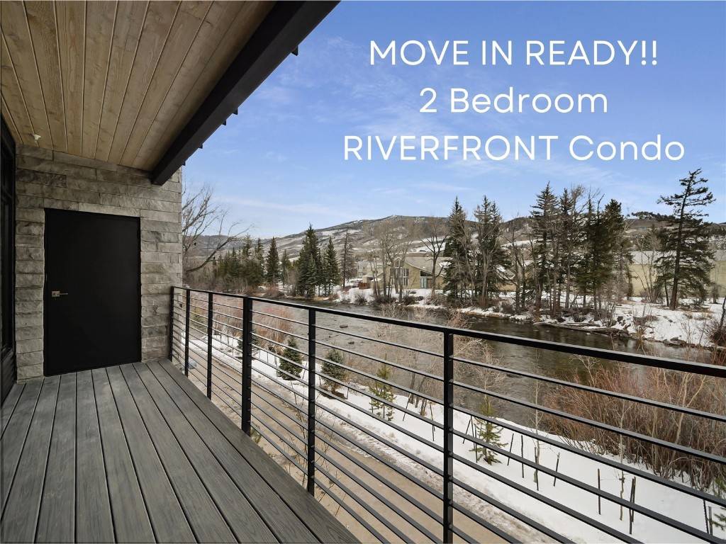 RIVER FRONT 2 BEDROOM CONDO READY FOR IMMEDIATE MOVE IN !