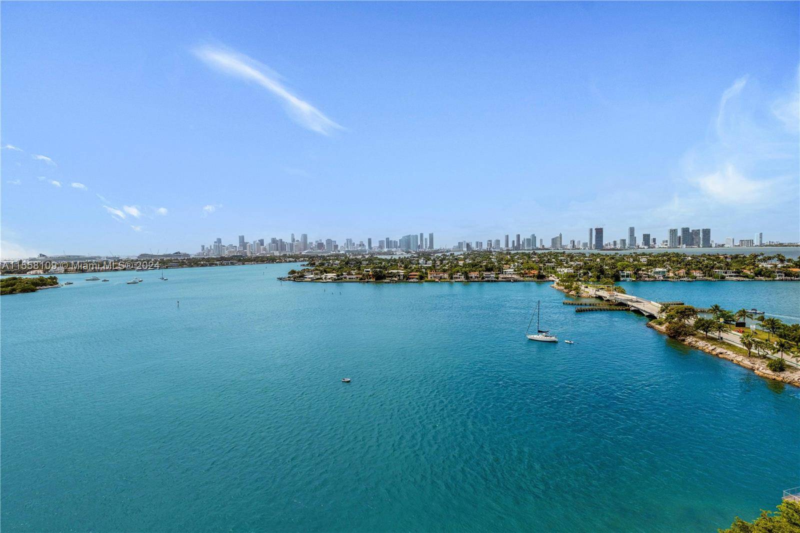 FULLY RENOVATED FURNISHED LOWER PENTHOUSE WITH ENDLESS BAY VIEWS AT VENETIAN ISLANDS.
