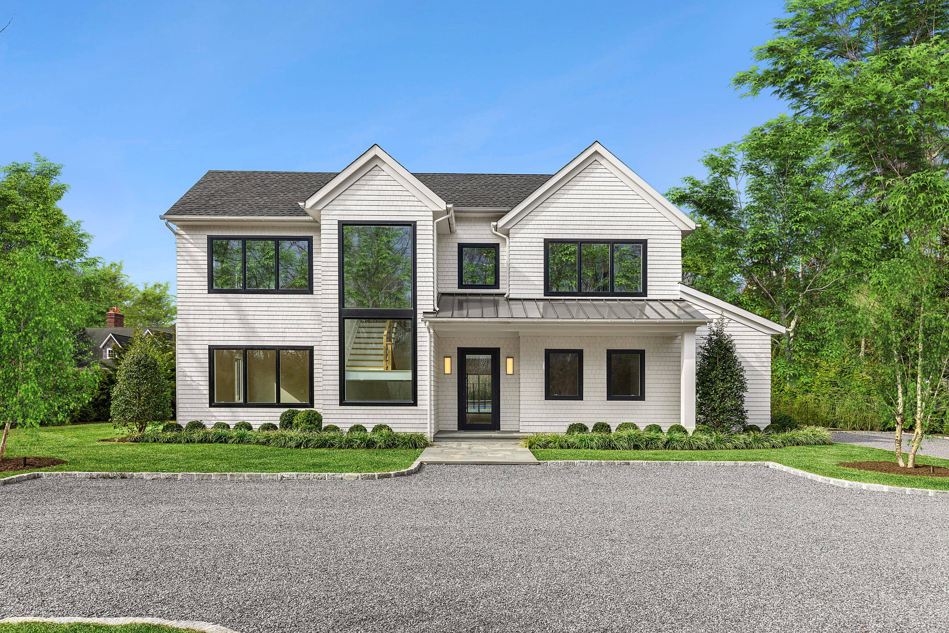 Private Southampton New Construction with Tennis Close to Town