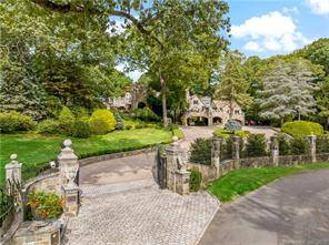 Privacy and security surround this gated stone castle.