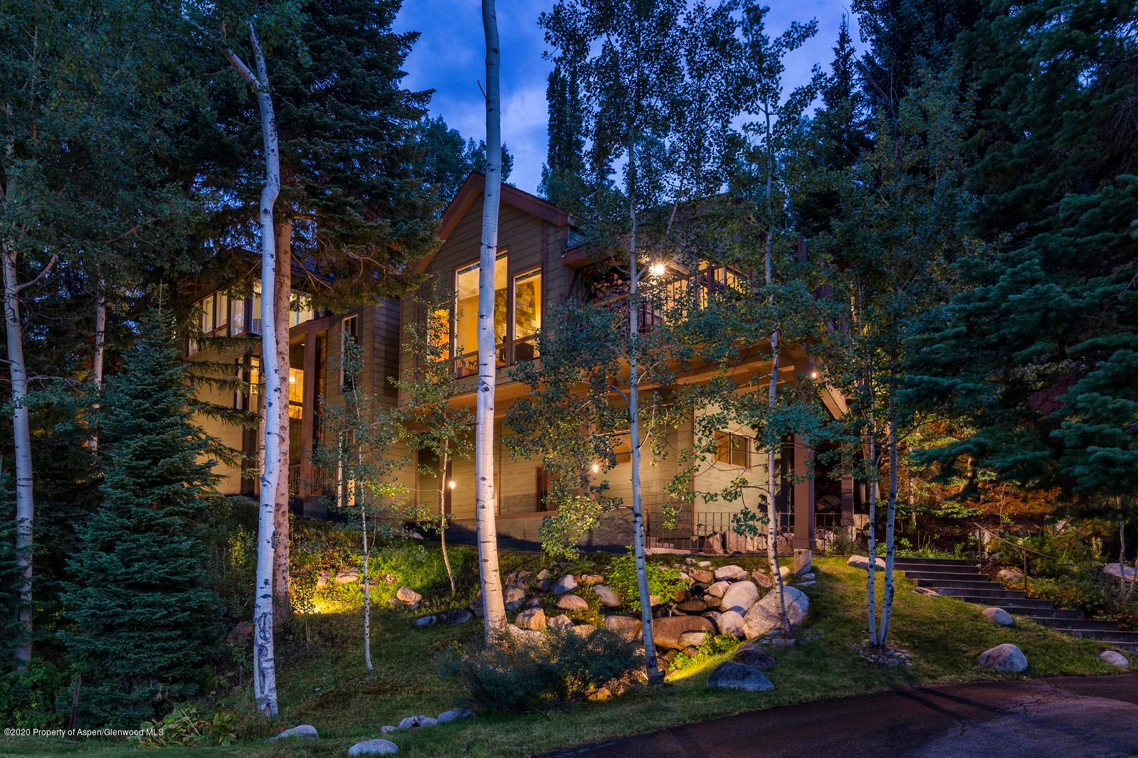 A classic family home with prime ski access on Snowmass ski area just steps from Adam's Avenue.
