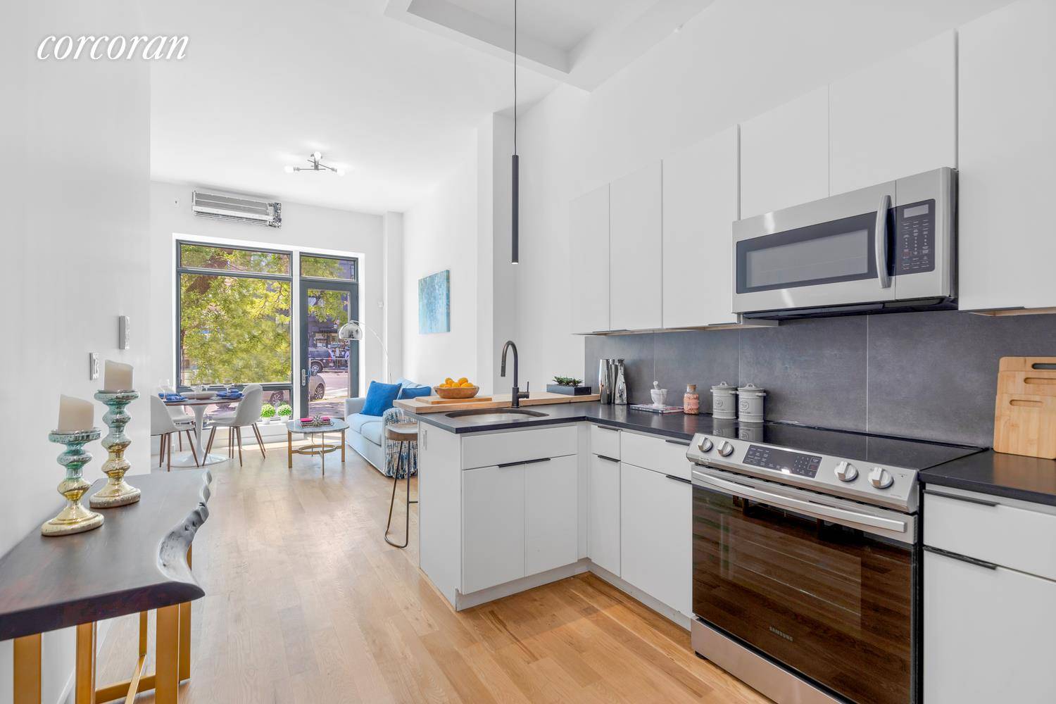 Unveiling 11A Somers Street ; a tastefully developed brand new condominium featuring four full floor, two bedroom residences in bustling Ocean Hill ; a subsection of Bedford Stuyvesant.