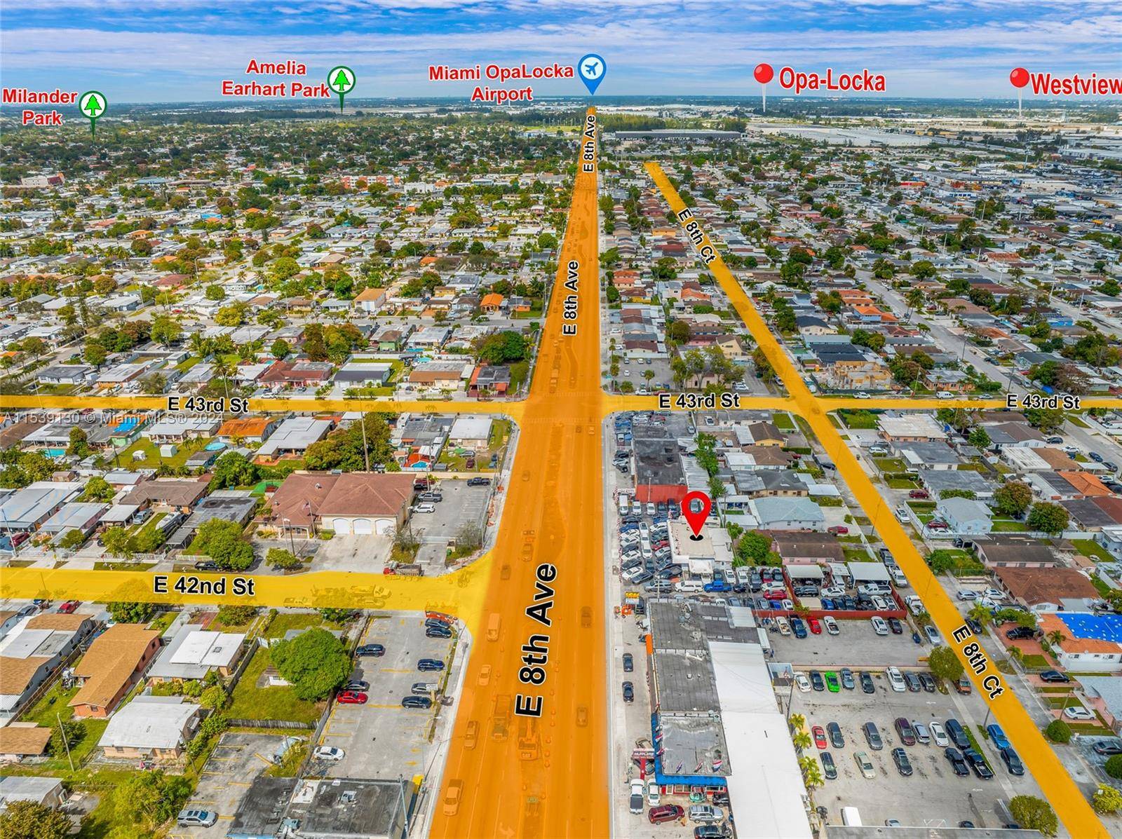 Commercial Lot on Hialeah s Busiest, Highest Traffic Commercial Corridor, E 8 ave Le Juene Rd.