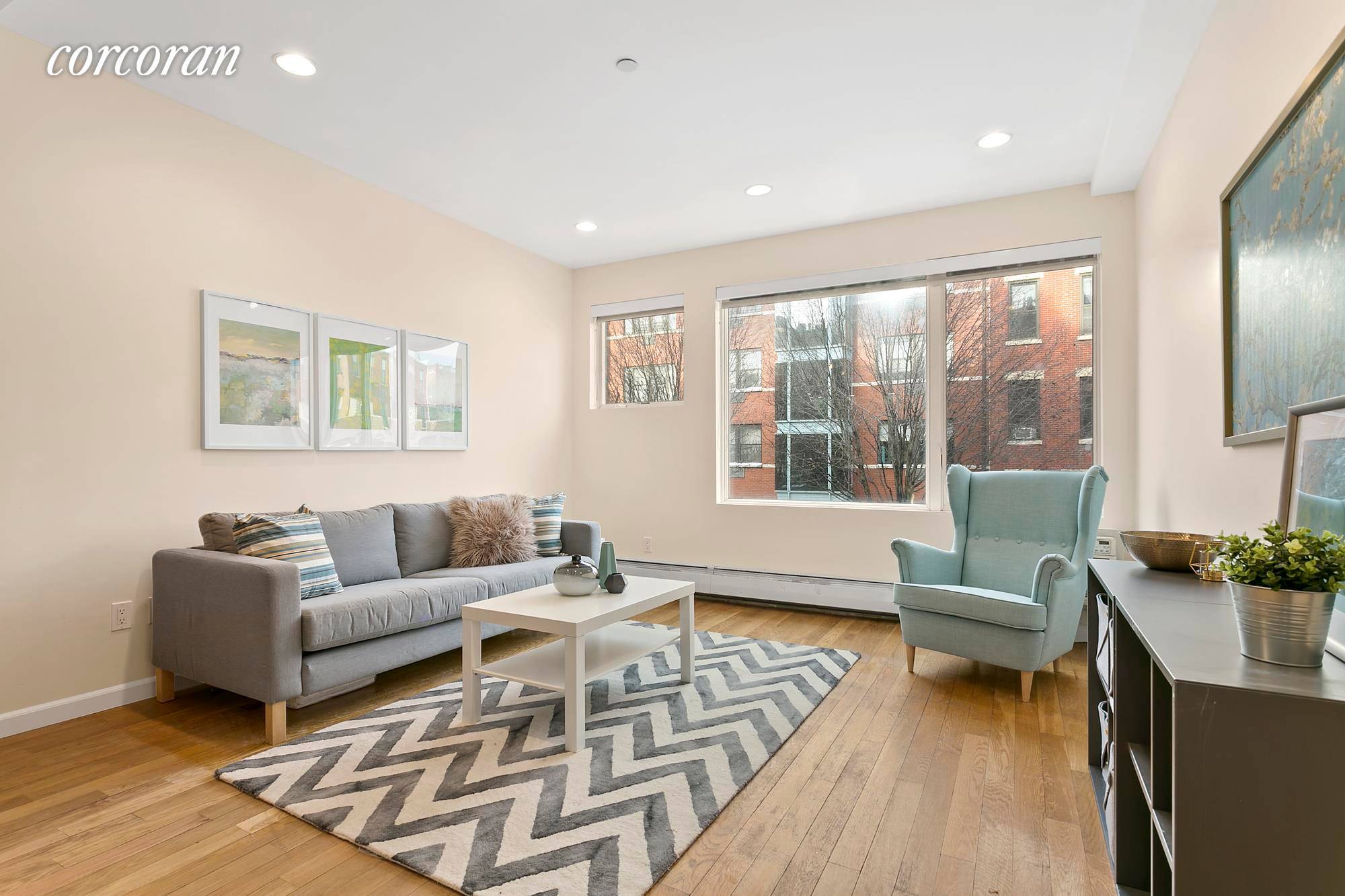 Renovated Park Slope two bedroom, two bathroom CONDO with two terraces, a huge private garden and taxes are only 16 a month !