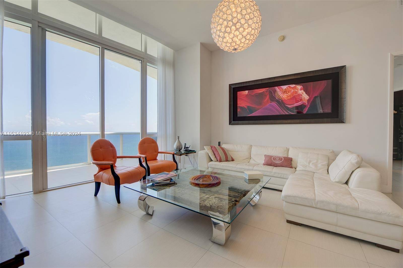 Spectacular Oceanfront Furnished PENTHOUSE with incredible unobstructed water views !