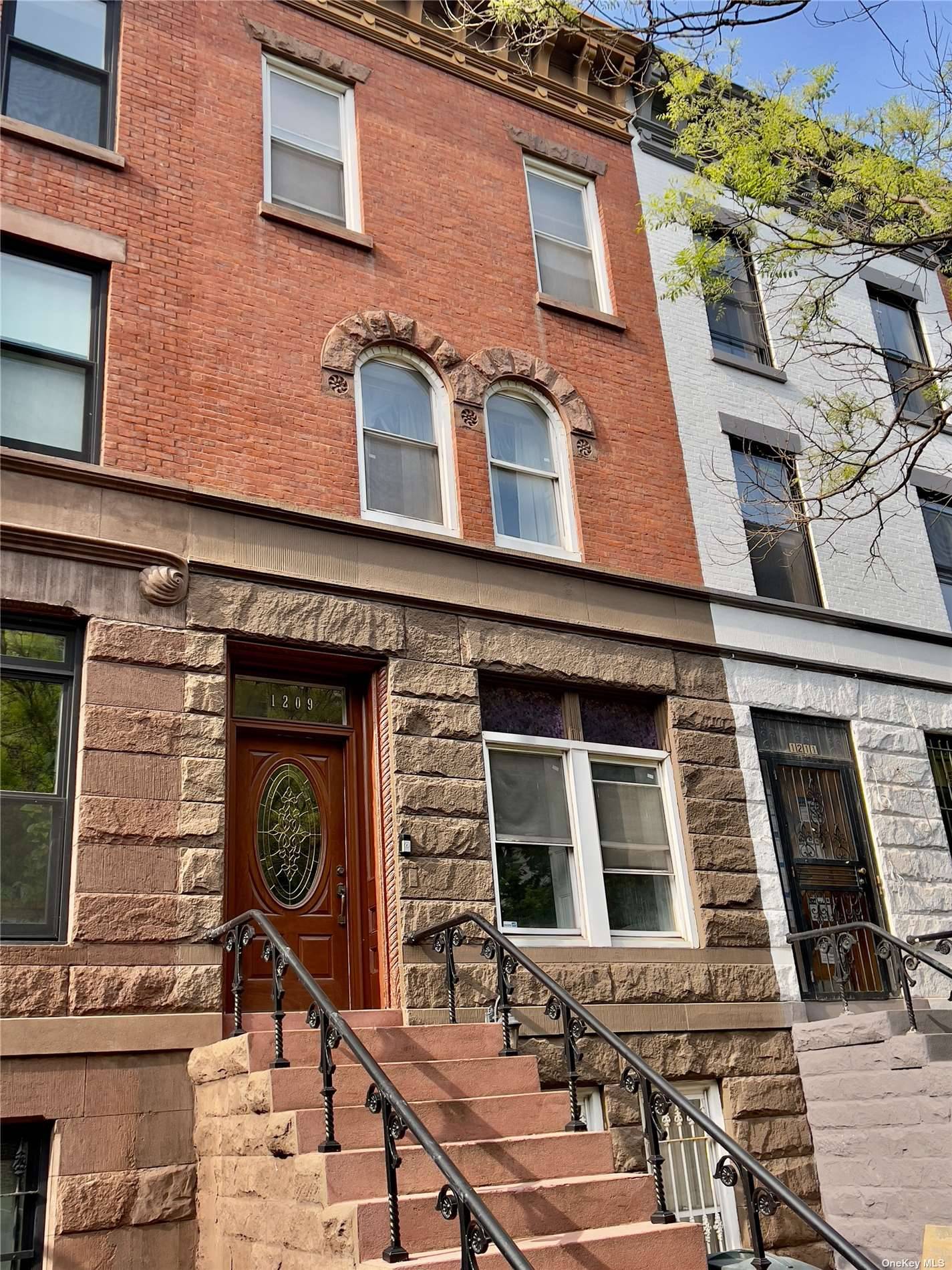 SELLER MOTIVATED ! Riveting 2 family brownstone home comprises of 6 bedrooms and 3 bathrooms.