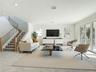 Living roomvirtually staged