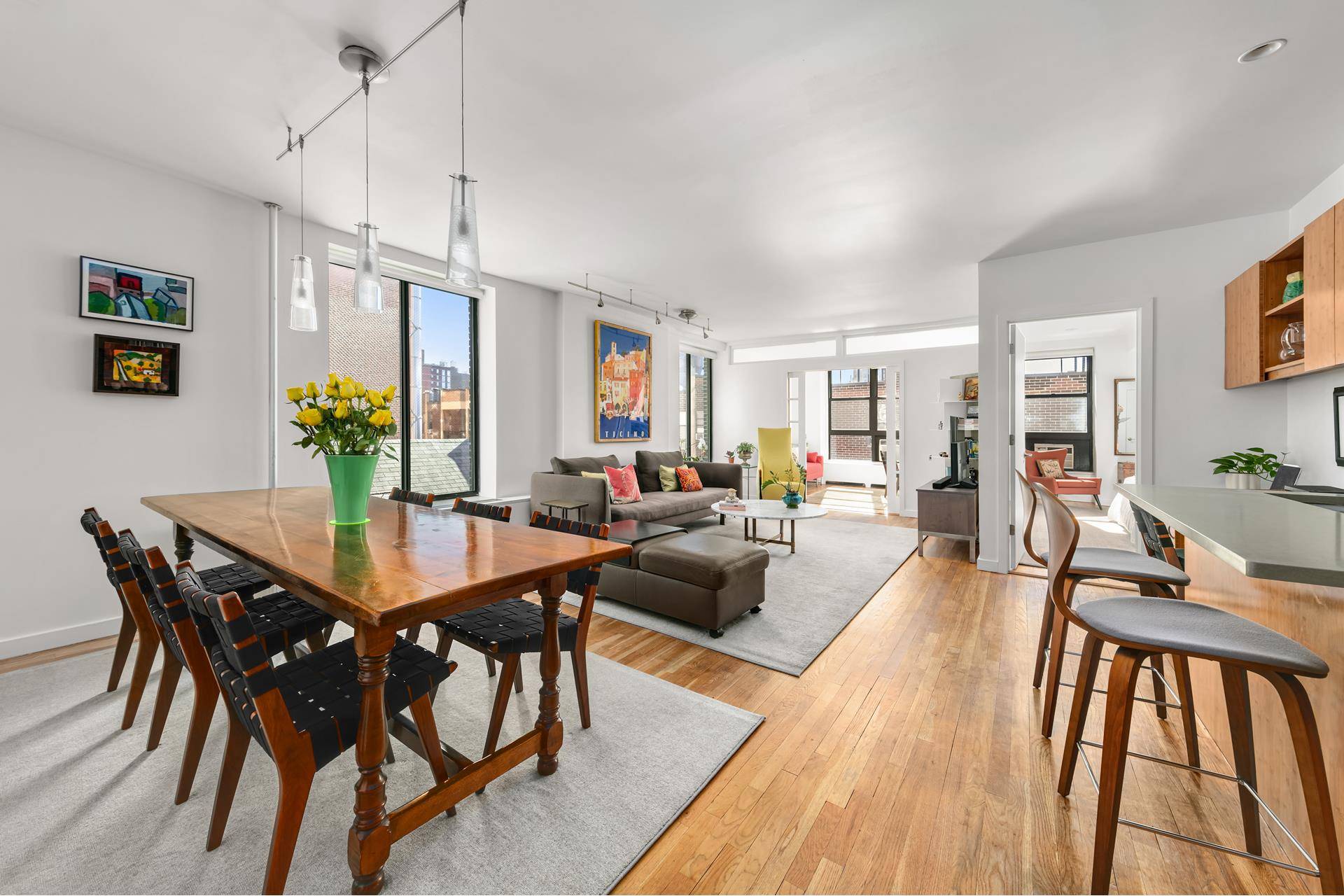 Welcome to Apartment 6C at the Arcadia, a loft like pre war Coop at 240 West 23rd Street in the heart of Chelsea.