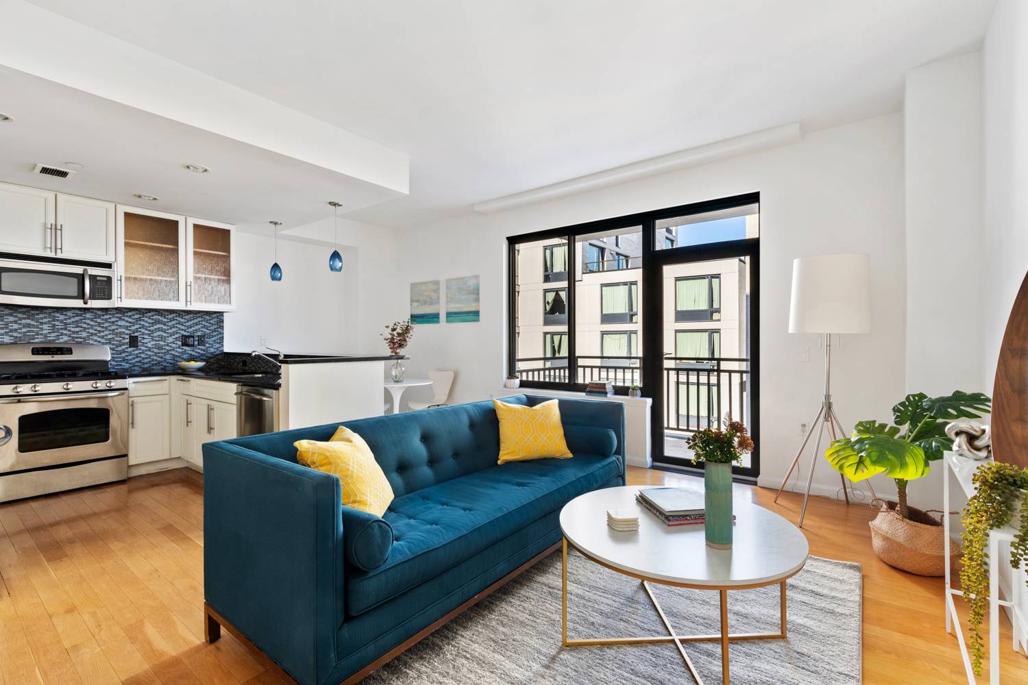 Thoughtfully and spaciously designed, this extra large and pristine 1BD 1.