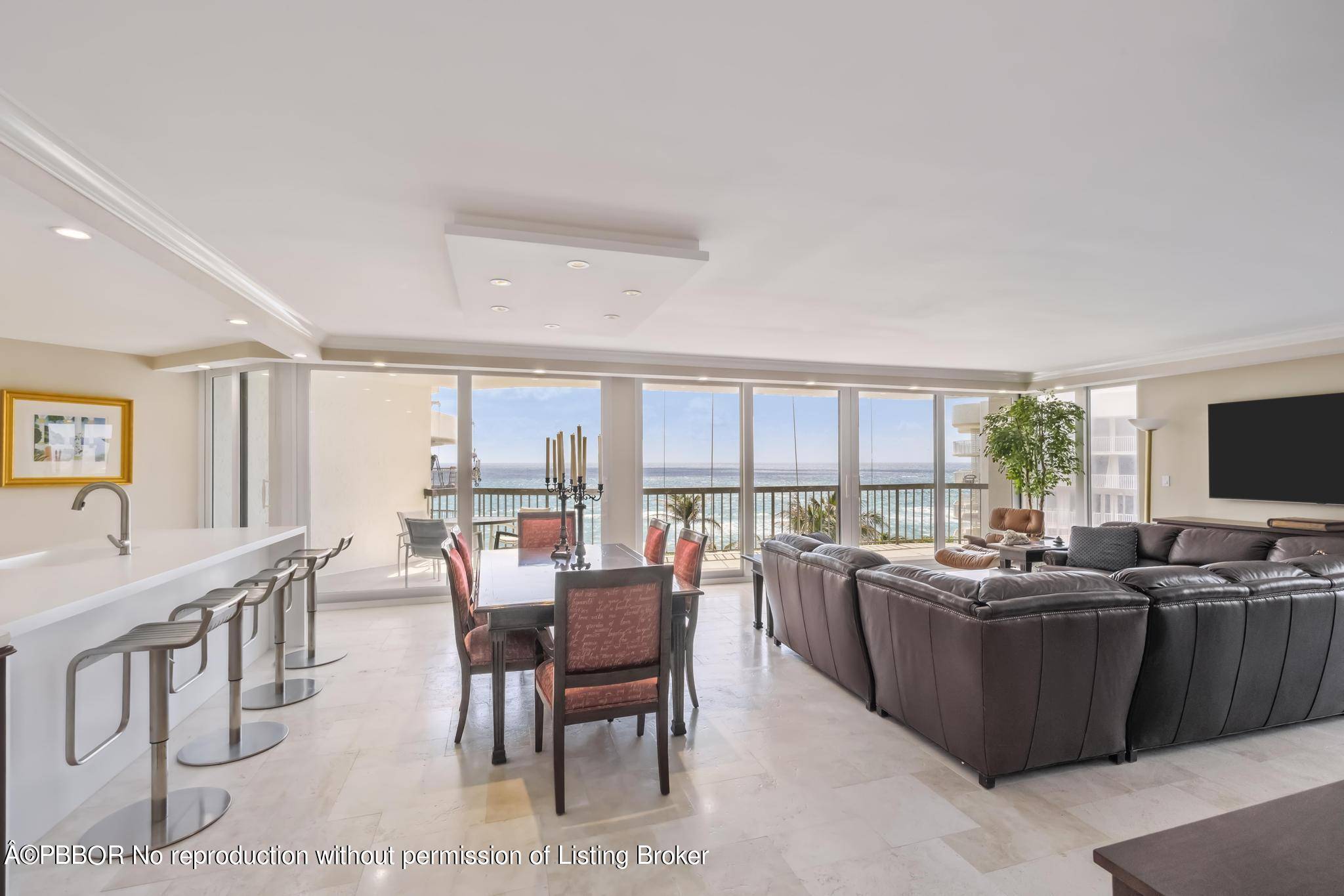 OCEANFRONT PENTHOUSE WITH BOTH DIRECT OCEAN AND INTRACOASTAL VIEWS INCLUDING 2 BALCONIES.