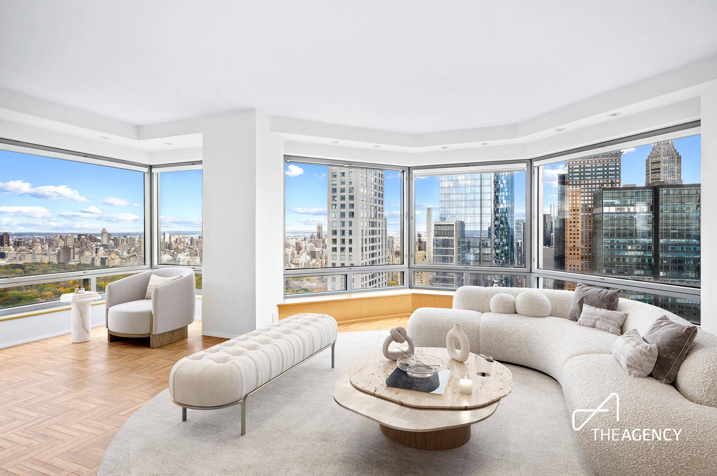 Experience luxury in the sky in this Tower Suite on the 51st floor.