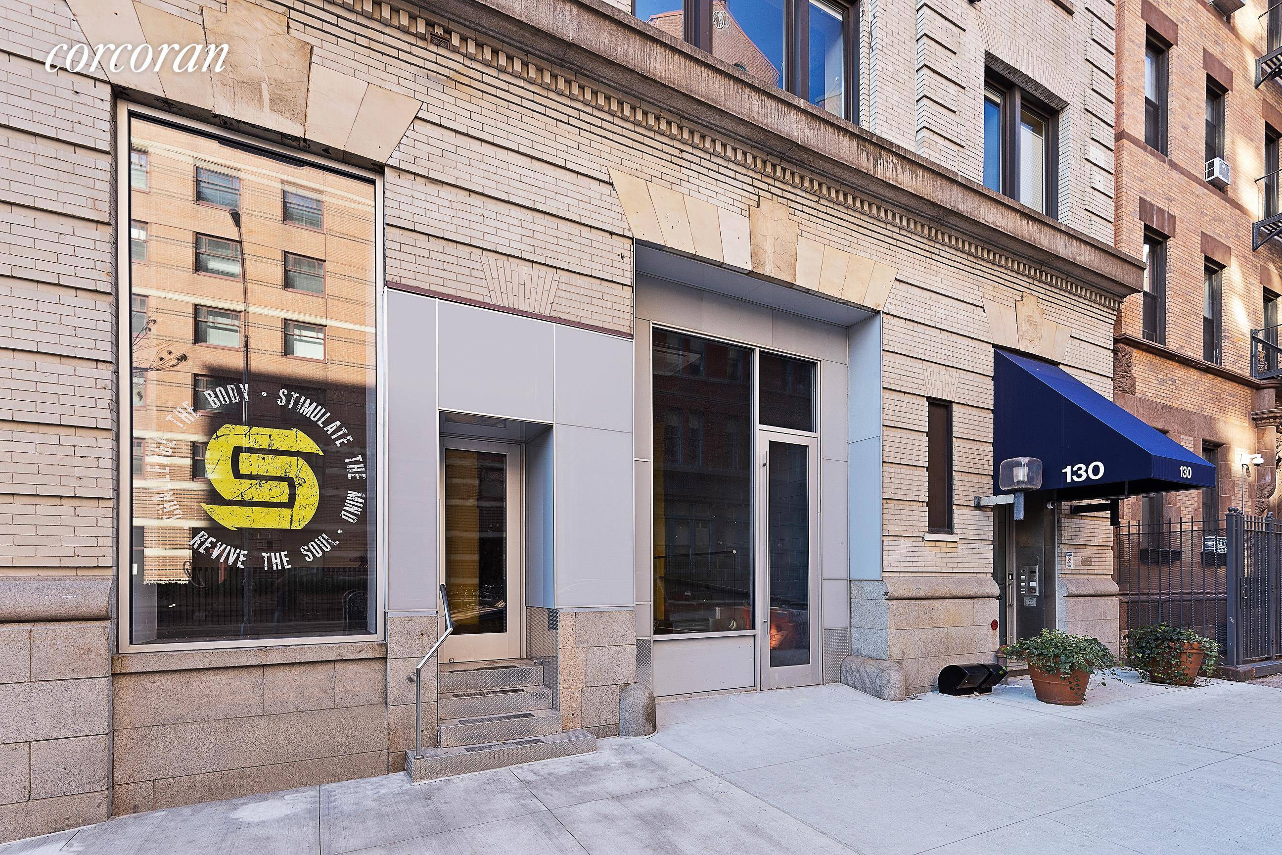 East Village ground floor commercial condominium for sale at 130 East 12th Street.