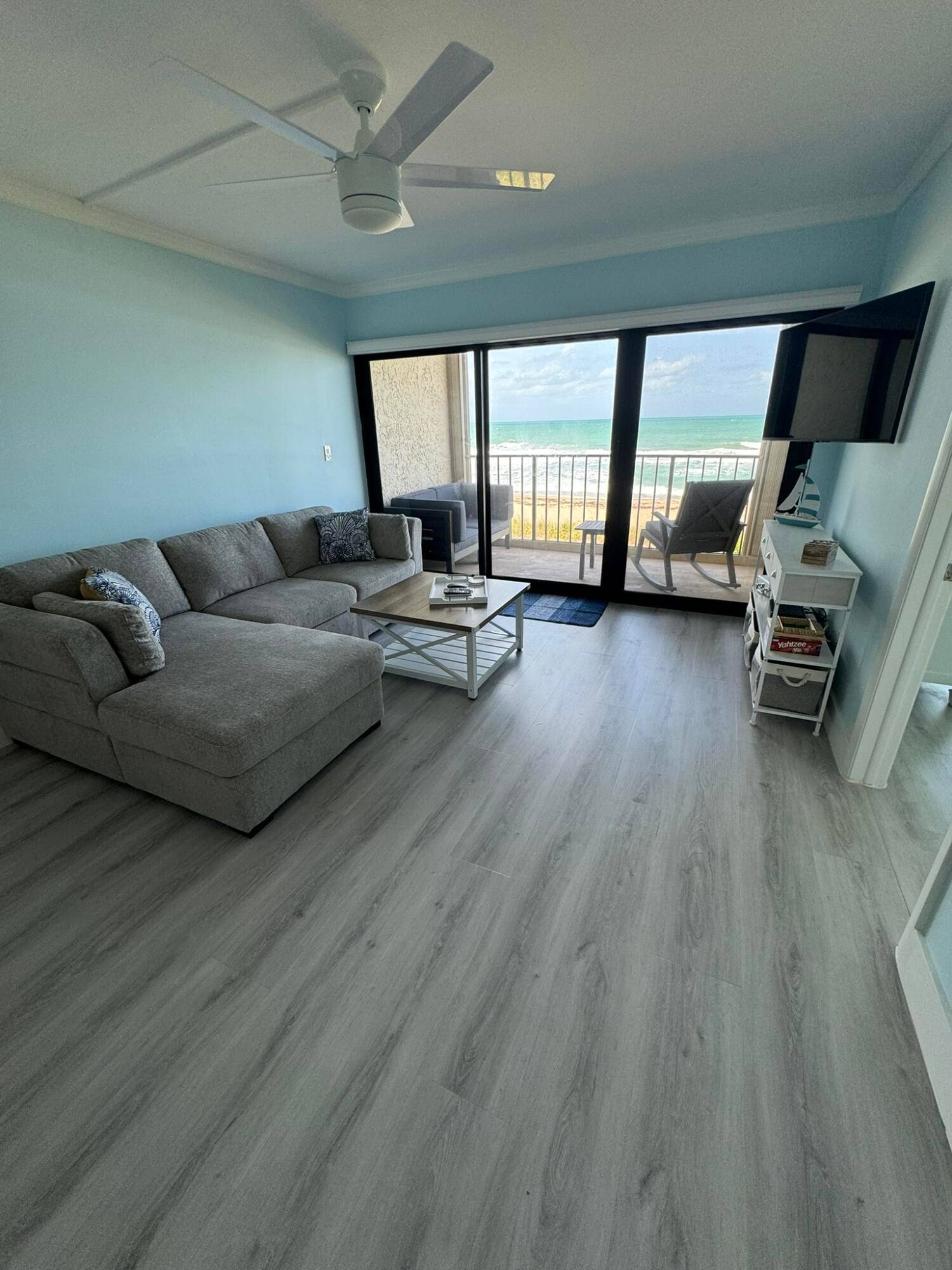 Magnificent, freshly renovated oceanfront condo.