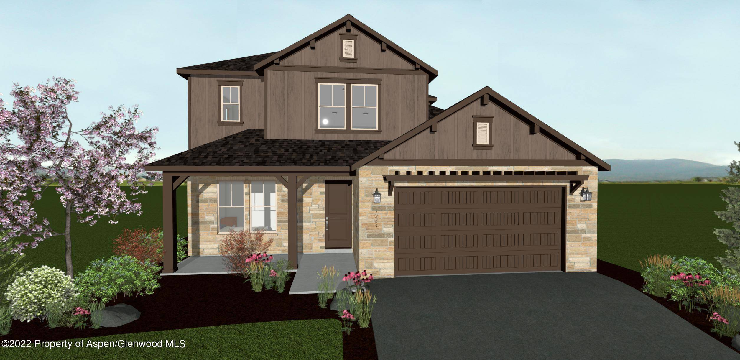 New construction in Glenwood Springs on a spacious lot near the river.