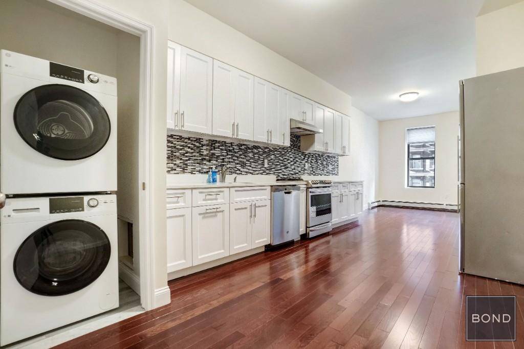 This two bedroom one bath apartment has been completely renovated into a stylish floor thru 900SF beauty just five minutes from Columbus Circle !