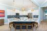 Kitchen with large island