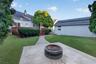 Firepit in backyard