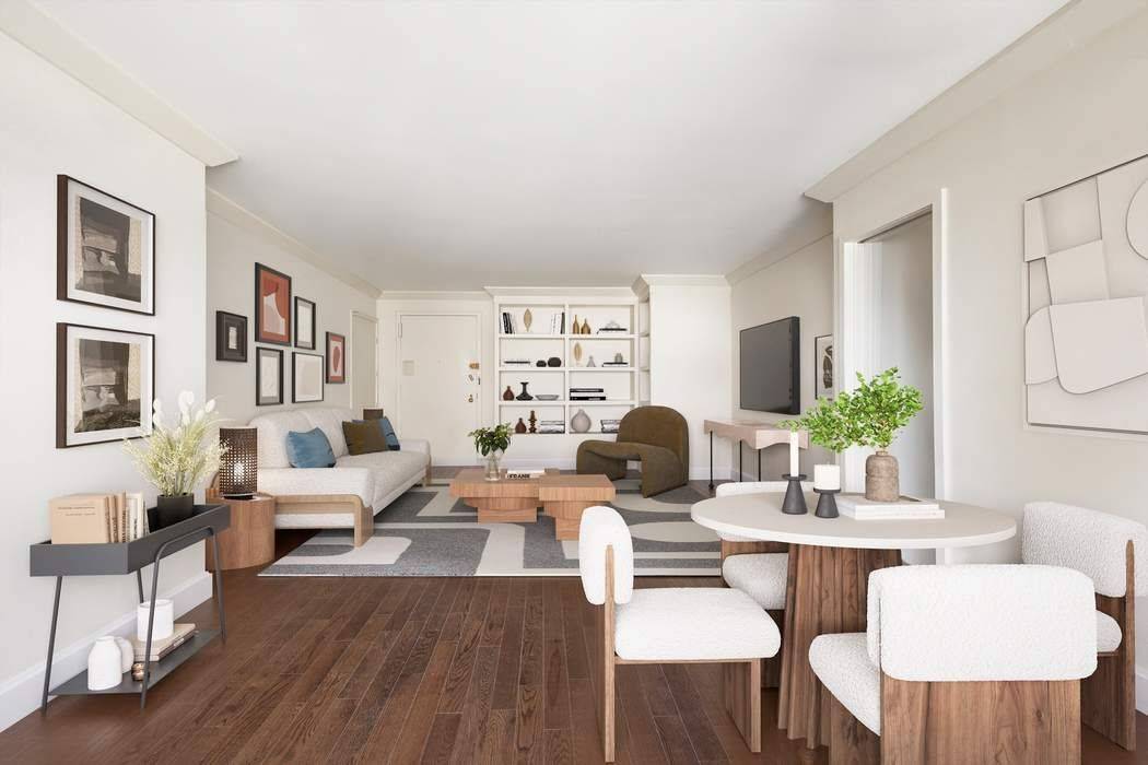 Explore this one bedroom gem on Park Avenue, steps from Madison Avenue and Central Park, with views of the Park Avenue malls at 87th Street.