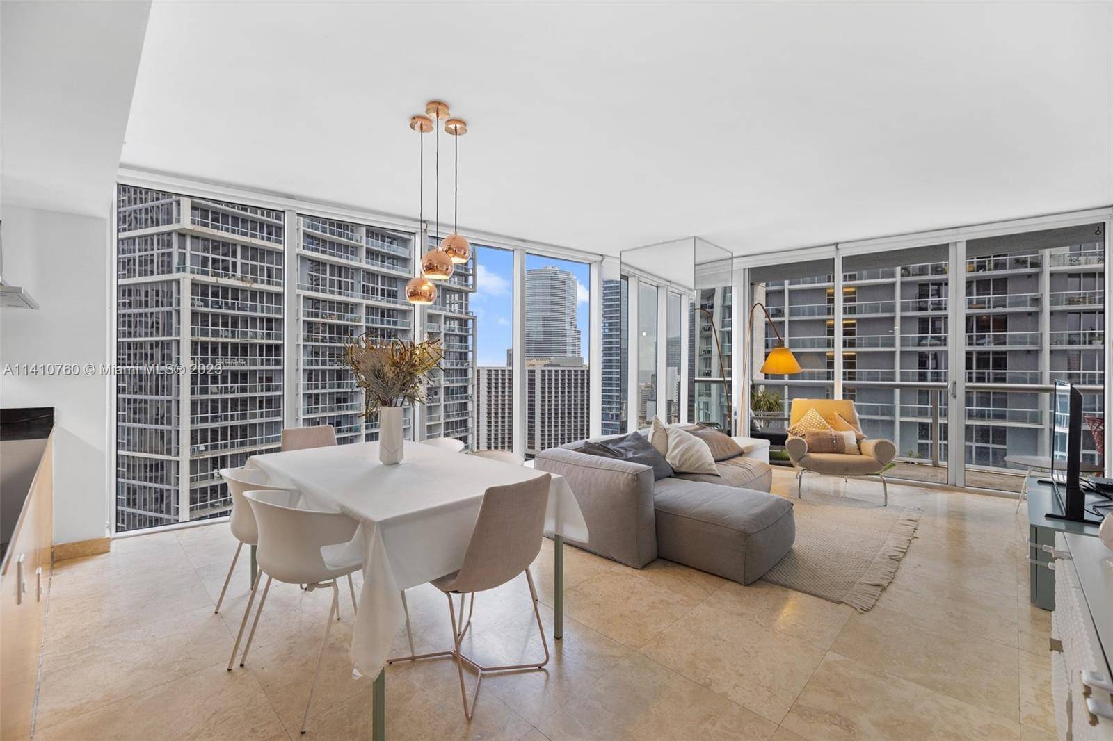 Experience luxury living in the heart of Brickell with this stunning 2 bedroom, 2 bathroom condo at 495 Brickell Avenue ; with marble floors and an Italian kitchen featuring top ...