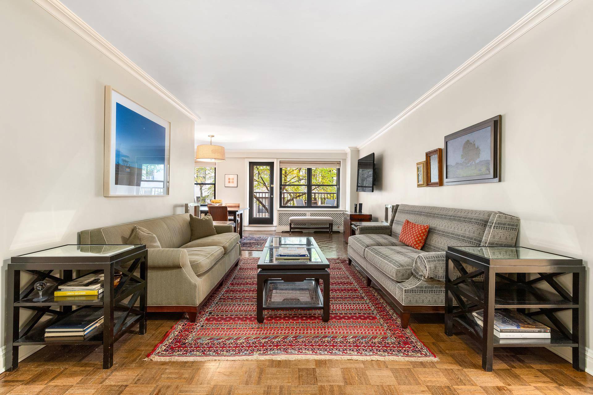Introducing 1199 Park Avenue, 2H A fantastic 2 bedroom 2 bath residence with a private patio and south facing views over beautiful, tree lined 94th Street off Park Avenue.