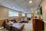 Family room with pool table