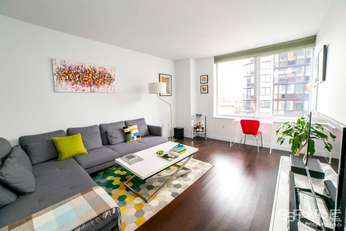Apartment 7B is a large 560 square foot alcove studio junior one bedroom.