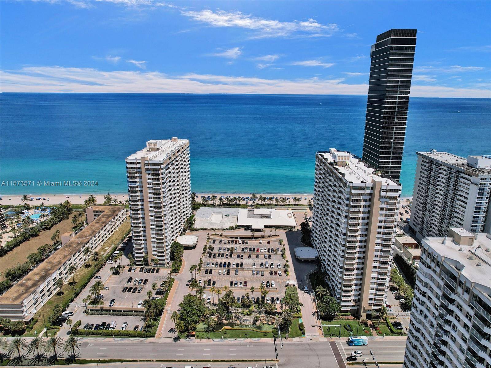 Beautiful and well maintained 2 2 OCEANFRONT condo in the prestigious HEMISPHERES of Hallandale Beach.