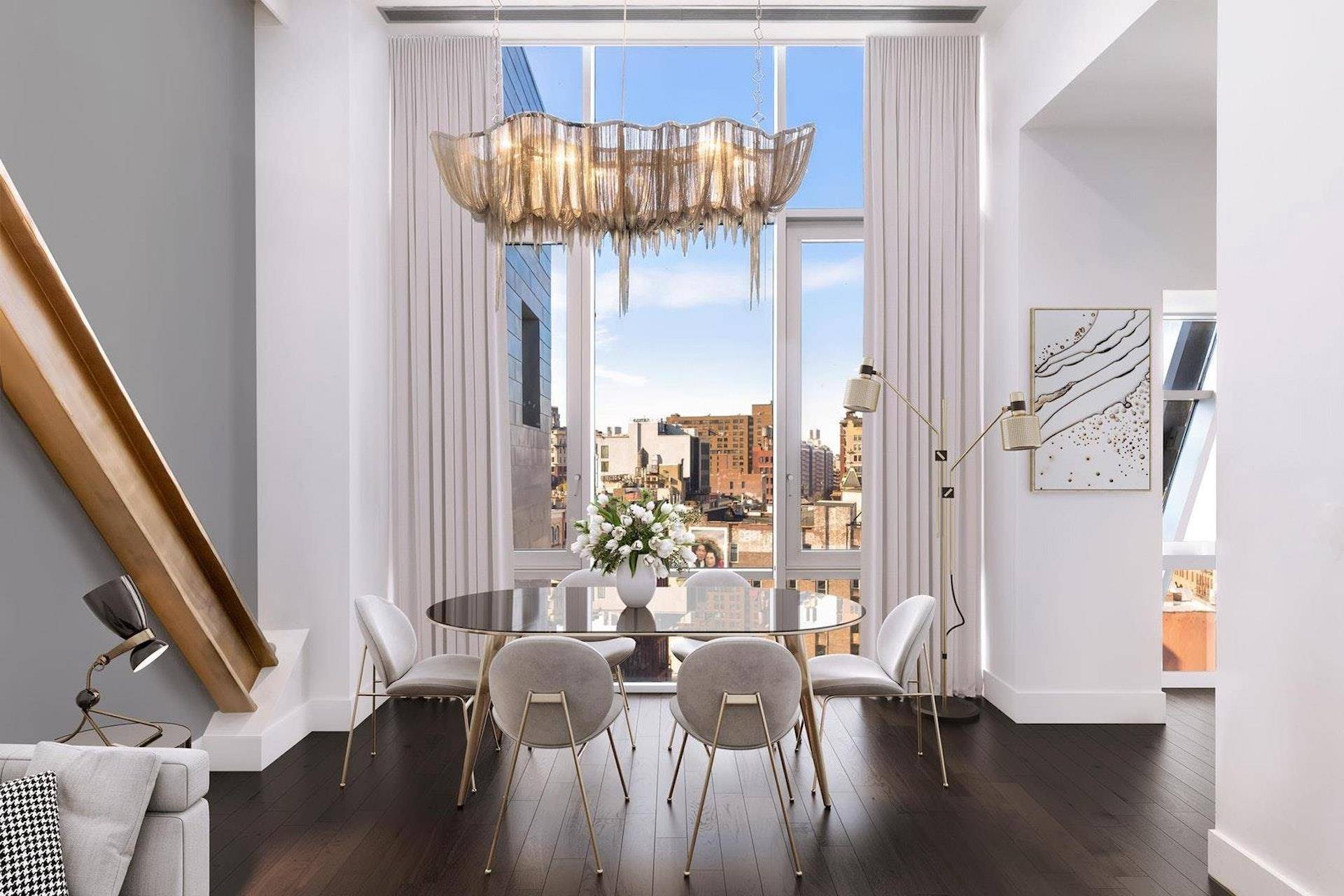 PANORAMIC LIVING Enjoy spectacular space and views from the luminous walls of glass, that make up this fifteen story 'iconic' tower.