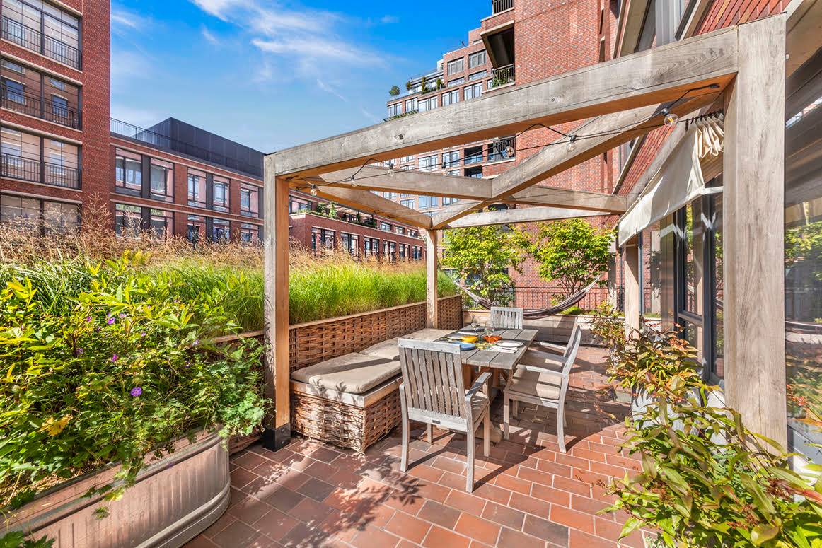 Available unfurnished. For terrace lovers, the opportunity to live in the amazing Greenwich Lane Condominium in the heart of Greenwich Village.