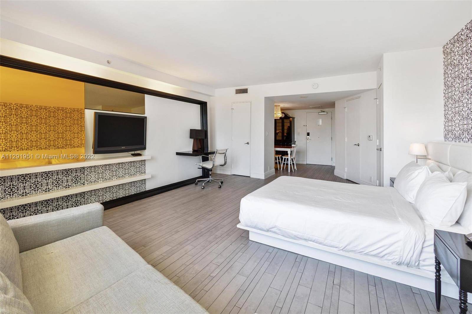 Great Opportunity to own, live or rent a beautiful studio at the very chic Mondrian Hotel.